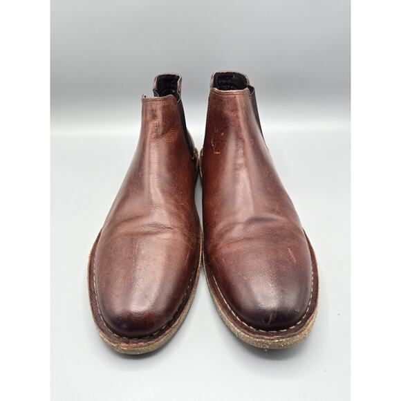 Kenneth Cole Reaction Mens Brown Leather Chelsea Boots Size 10.5 Ankle Boots main image 8